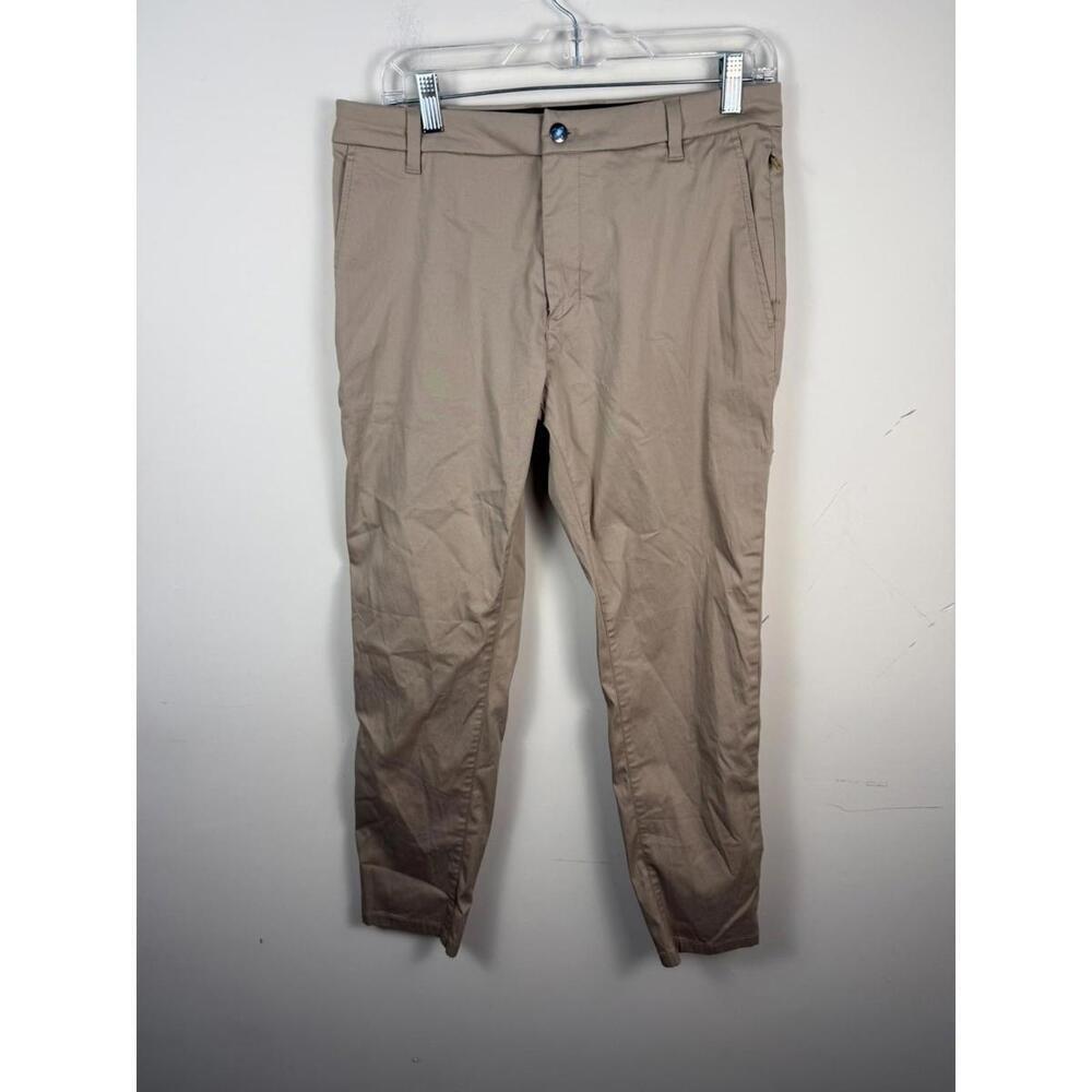 Birddogs Golf Pants Mens 32x30 Tan Khaki Performance Chino Stretch‎ Boomstick